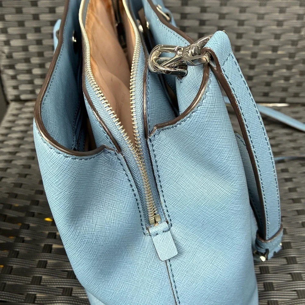 Michael Kors Bag,Michael Kors Sky Blue Satchel